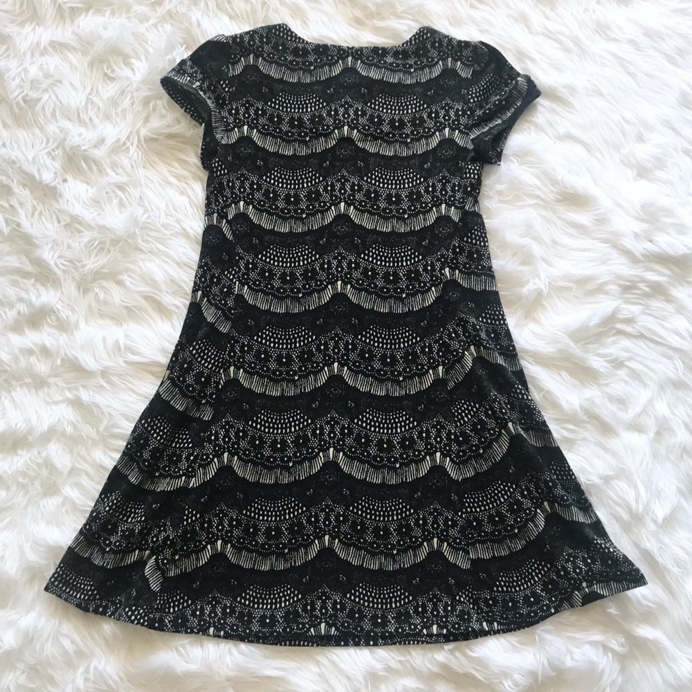 NWOT UO Kimchi Blue Lace Print Fit & Flare Dress - Picture 2 of 6